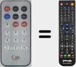 T&eacute;l&eacute;commande pour remplacer CAR002