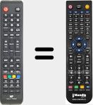 T&eacute;l&eacute;commande pour remplacer CELED584K19B6