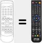 Télécommande pour remplacer REMCON222
