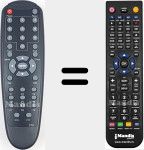 T&eacute;l&eacute;commande pour remplacer CT01