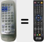 T&eacute;l&eacute;commande pour remplacer AXD7224 (CU-XR056)