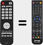 Télécommande pour remplacer 10029893 (CT03)