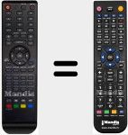 Télécommande pour remplacer RC57DTVDVDUSB