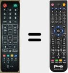 Télécommande pour remplacer IP-LE32 ((Version 8))