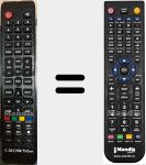 T&eacute;l&eacute;commande pour remplacer ALED3210/19