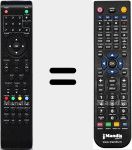 T&eacute;l&eacute;commande pour remplacer D80001407