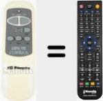 Télécommande pour remplacer RCM 8250 (DD2)