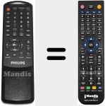 Télécommande pour remplacer REMCON1229