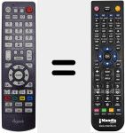 Télécommande pour remplacer REMCON1167