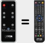 Télécommande pour remplacer DM50