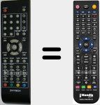 Télécommande pour remplacer TE15DVT