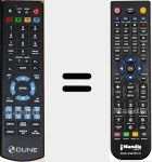 Télécommande pour remplacer BD PRIME 3.0