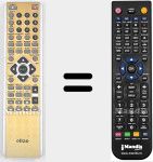 Télécommande pour remplacer DVR554HD