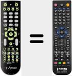 Télécommande pour remplacer TVIXHDM6600N