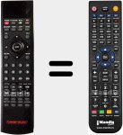Télécommande pour remplacer SO SPEAKY PVR 500GB (SOSPEAKYPVR500GB)