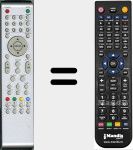Télécommande pour remplacer 504C2601101
