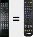 Télécommande pour remplacer SoWorldTv