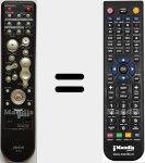 T&eacute;l&eacute;commande pour remplacer RC1072 (00D3991101109)