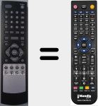 Télécommande pour remplacer DFT1504
