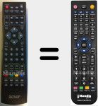 T&eacute;l&eacute;commande pour remplacer LDD1954MC