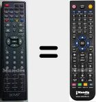 T&eacute;l&eacute;commande pour remplacer LED2251DVBT