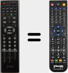 Télécommande pour remplacer TFD2226DVBT