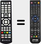 Télécommande pour remplacer Dune HD (HDTV)