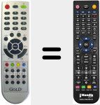 Télécommande pour remplacer REMCON767