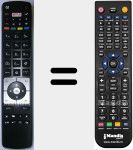 Télécommande pour remplacer 30090680 (RC5118)
