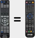 Télécommande pour remplacer 1656529