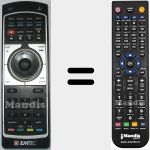 Télécommande pour remplacer Movie Cube (S800)