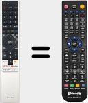 T&eacute;l&eacute;commande pour remplacer ERF6Q64H