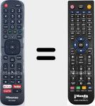 Télécommande pour remplacer ERF2F60H (T258754)