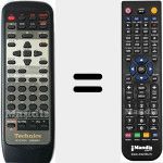 Télécommande pour remplacer EUR646497
