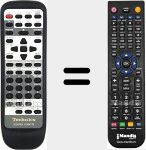 Télécommande pour remplacer EUR647139