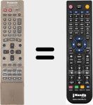 Télécommande pour remplacer EUR7615KS0