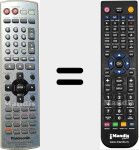 T&eacute;l&eacute;commande pour remplacer EUR7722X30