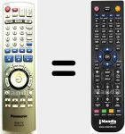 T&eacute;l&eacute;commande pour remplacer EUR7729KE0