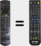 Télécommande pour remplacer EUR7737Z50