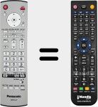 Télécommande pour remplacer EUR7636090R