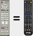 Télécommande pour remplacer EUR7651050A