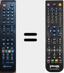 T&eacute;l&eacute;commande pour remplacer MiDE43Z1