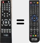 Télécommande pour remplacer MTV02SOUND