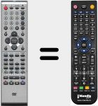 T&eacute;l&eacute;commande pour remplacer 076R0PK011