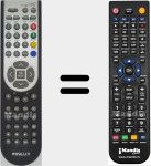 T&eacute;l&eacute;commande pour remplacer RC1900 (20420579)