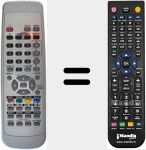 Télécommande pour remplacer P-RMS302-S
