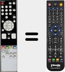 T&eacute;l&eacute;commande pour remplacer NF004RD