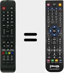Télécommande pour remplacer Fuego2