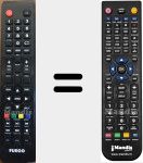 T&eacute;l&eacute;commande pour remplacer 65ELU600T