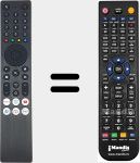 T&eacute;l&eacute;commande pour remplacer RC-733A (G0401000294)
